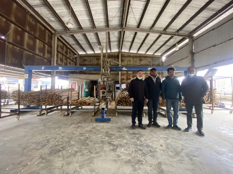 Automatic Bamboo Splitting and Sorting Machine User Case