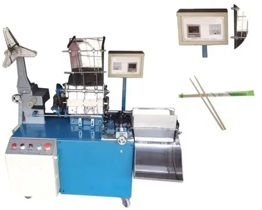 Chopstick making and packing machine