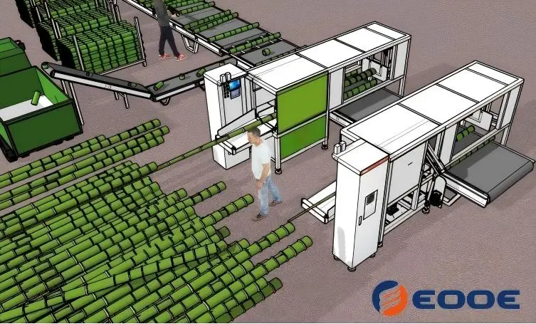 Automatic Bamboo Sawing Machine Automatic Bamboo Sawing Machine